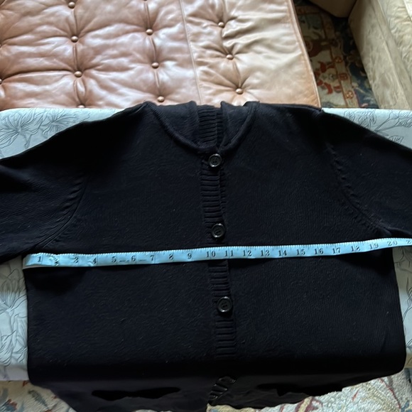 Black Duster Cardigan Sweater - Picture 6 of 8